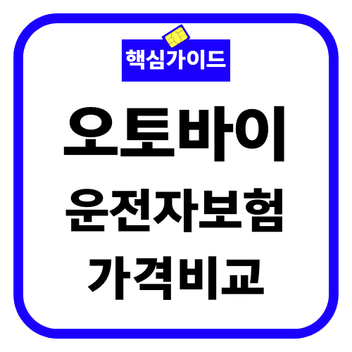 오토바이 운전자보험 썸네일